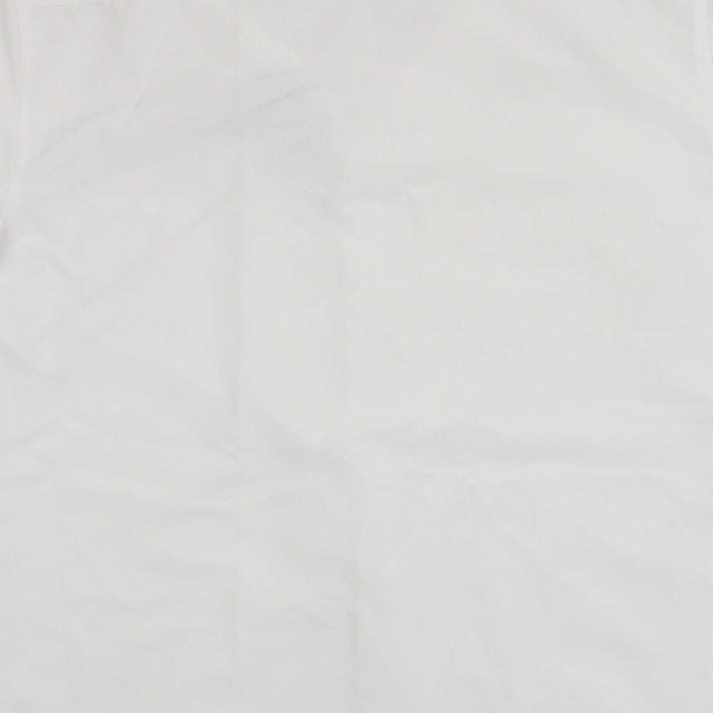 Etcetera Mens White    Button-Up Size M