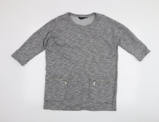 New Look Womens Grey   Pullover Jumper Size 12