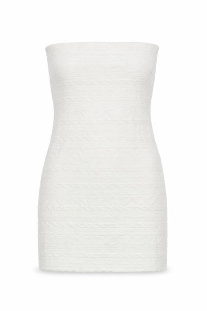 Front view of Atmosphere women’s white basic tank, size UK 12