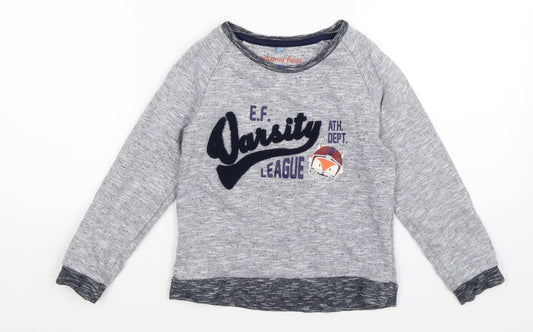 enchanted forest Boys Grey   Pullover Jumper Size 3-4 Years  - varsity league