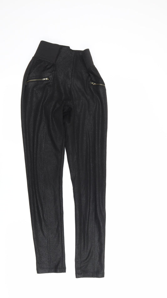 Chocolate Womens Beige Geometric  Trousers  Size S L27 in