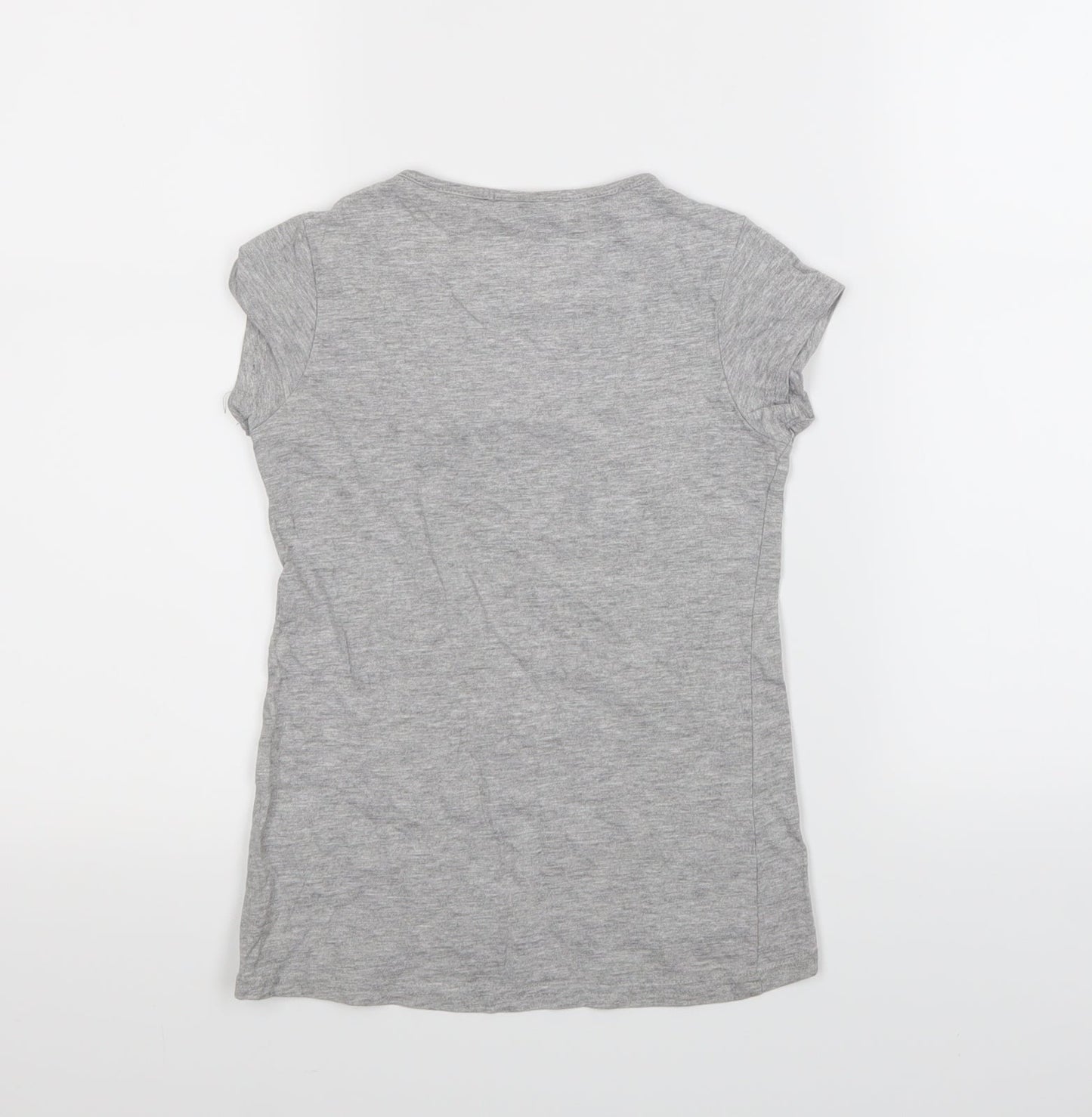 I love girls wear Girls Grey   Basic T-Shirt Size 7 Years