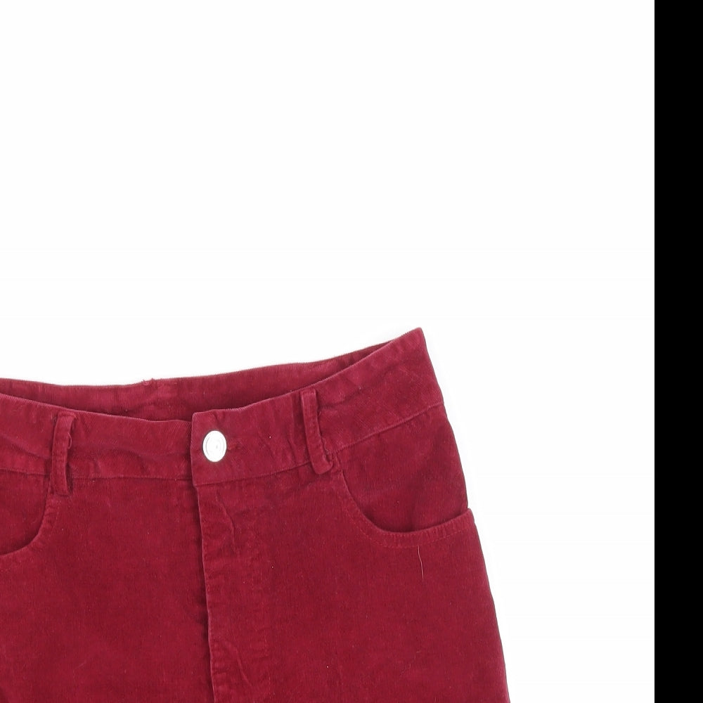 Preworn Womens Purple   A-Line Skirt Size 12