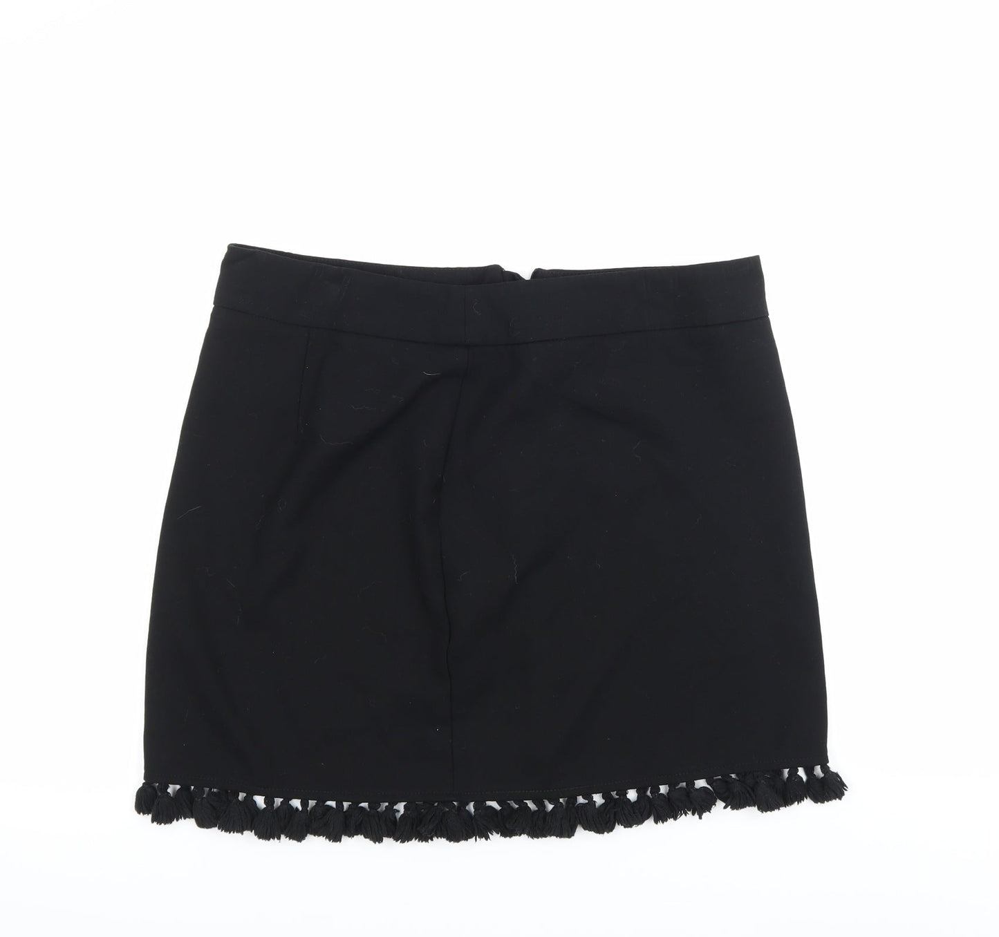Preworn Womens Black   A-Line Skirt