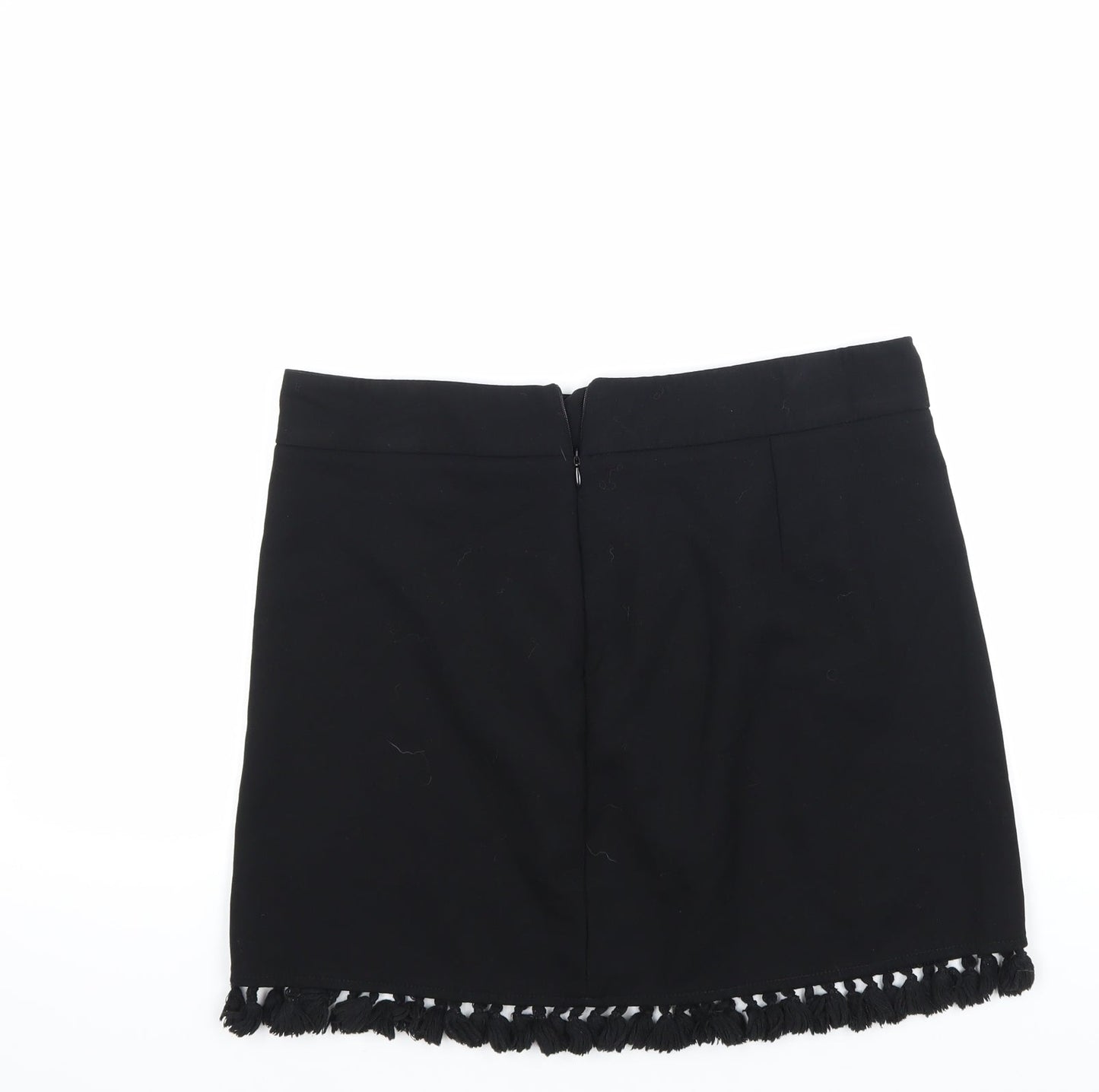 Preworn Womens Black   A-Line Skirt