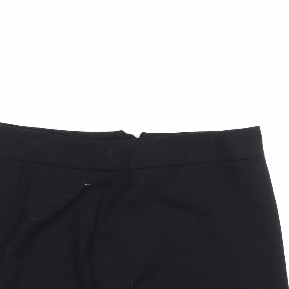Preworn Womens Black   A-Line Skirt