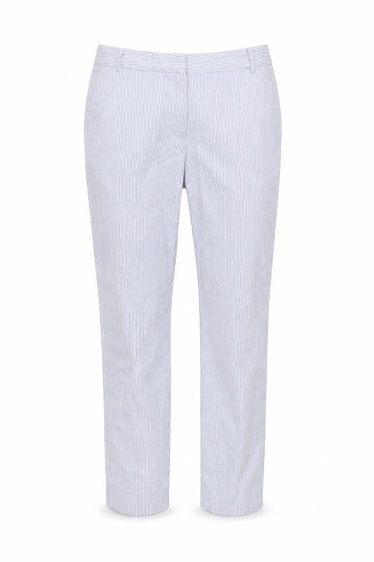 Zara Womens White Striped  Trousers  Size 36 in L27 in
