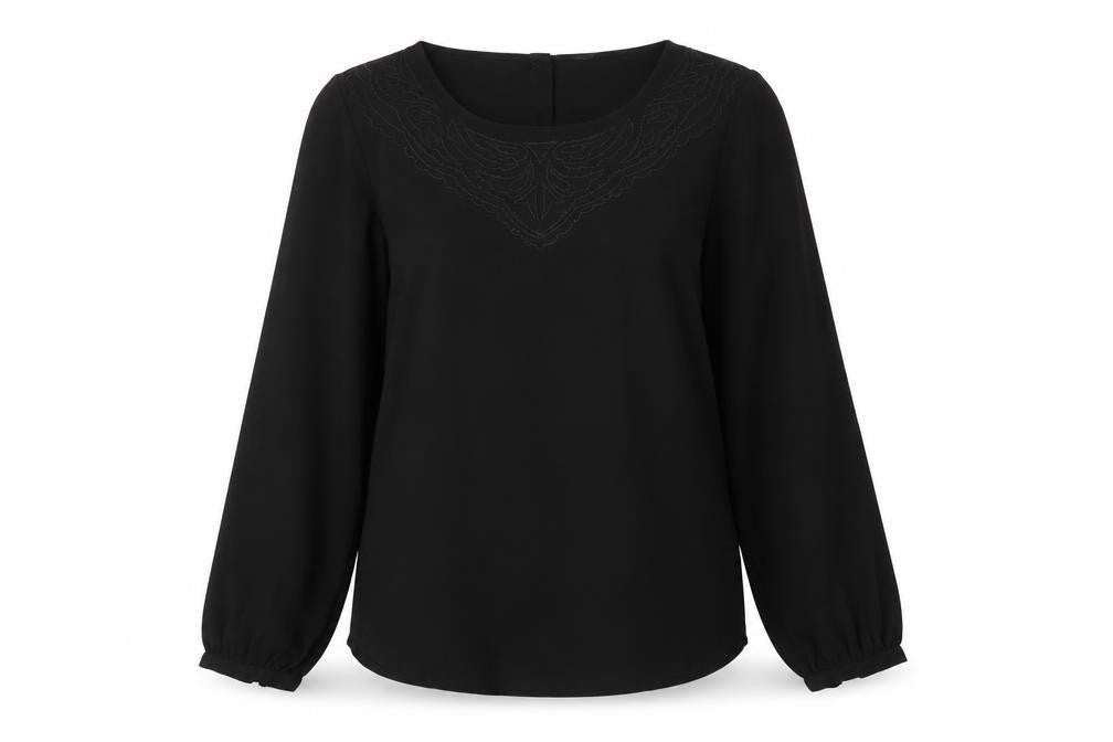 Marks & Spencer Womens Black   Basic Blouse Size 8