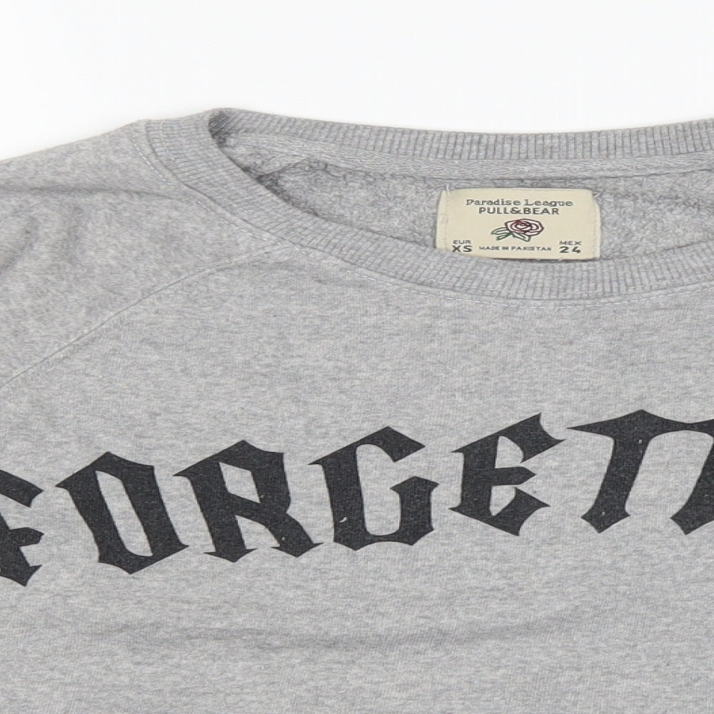 Pull & Bear Womens Grey   Pullover Jumper Size XS