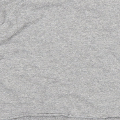 Brand and care label for Pull&Bear women’s grey jumper, size XS