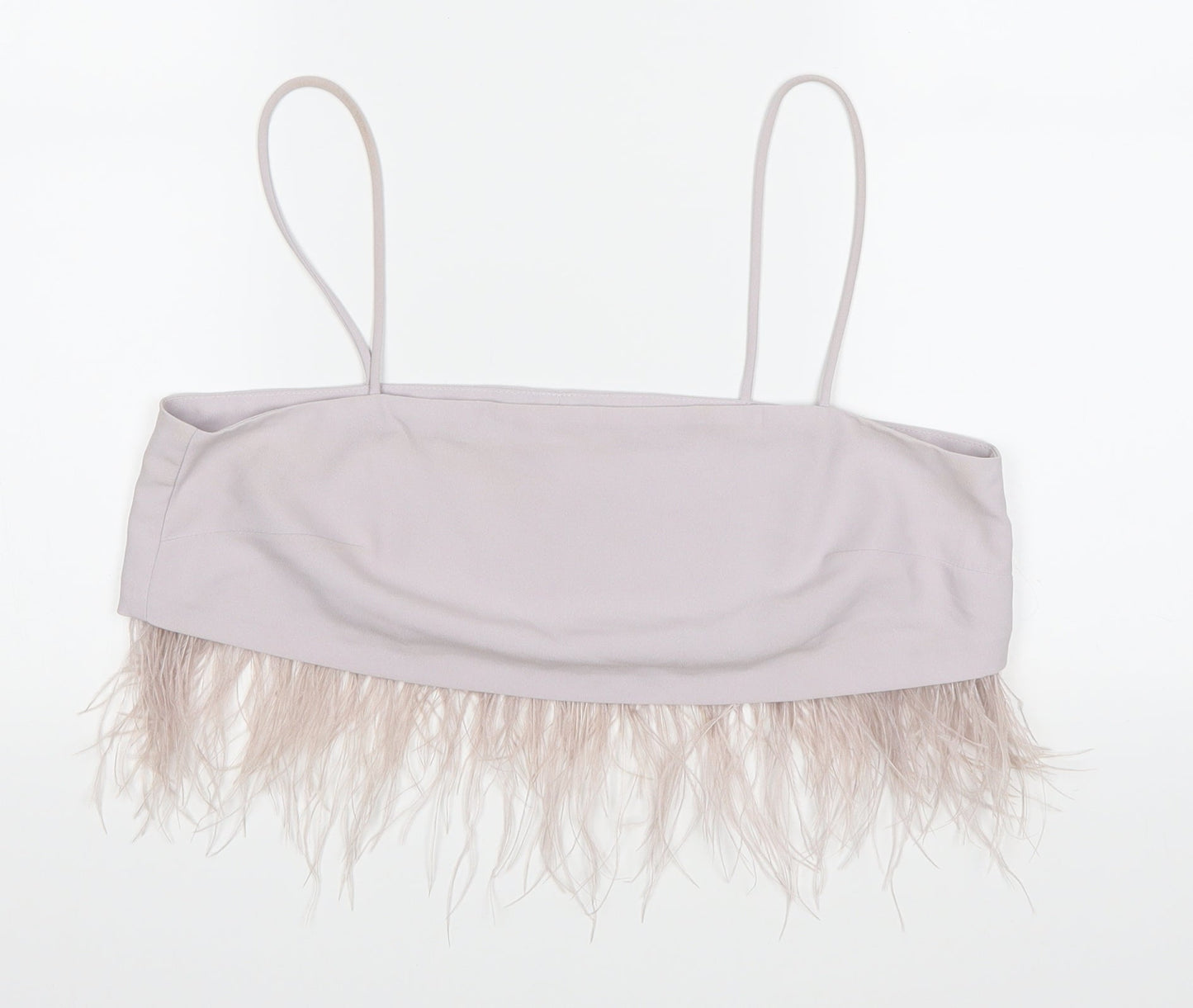Topshop Womens Purple   Cropped Blouse Size 12