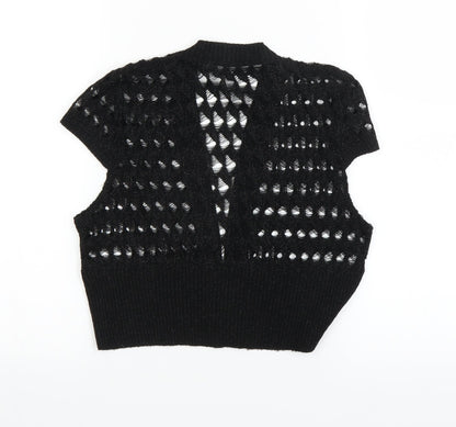 Back view of George women’s black cardigan jumper, size M