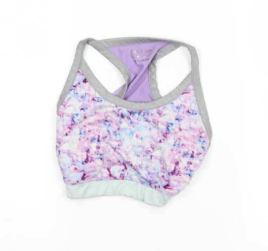 soulux Girls Purple   Cropped Tank Size 12-13 Years