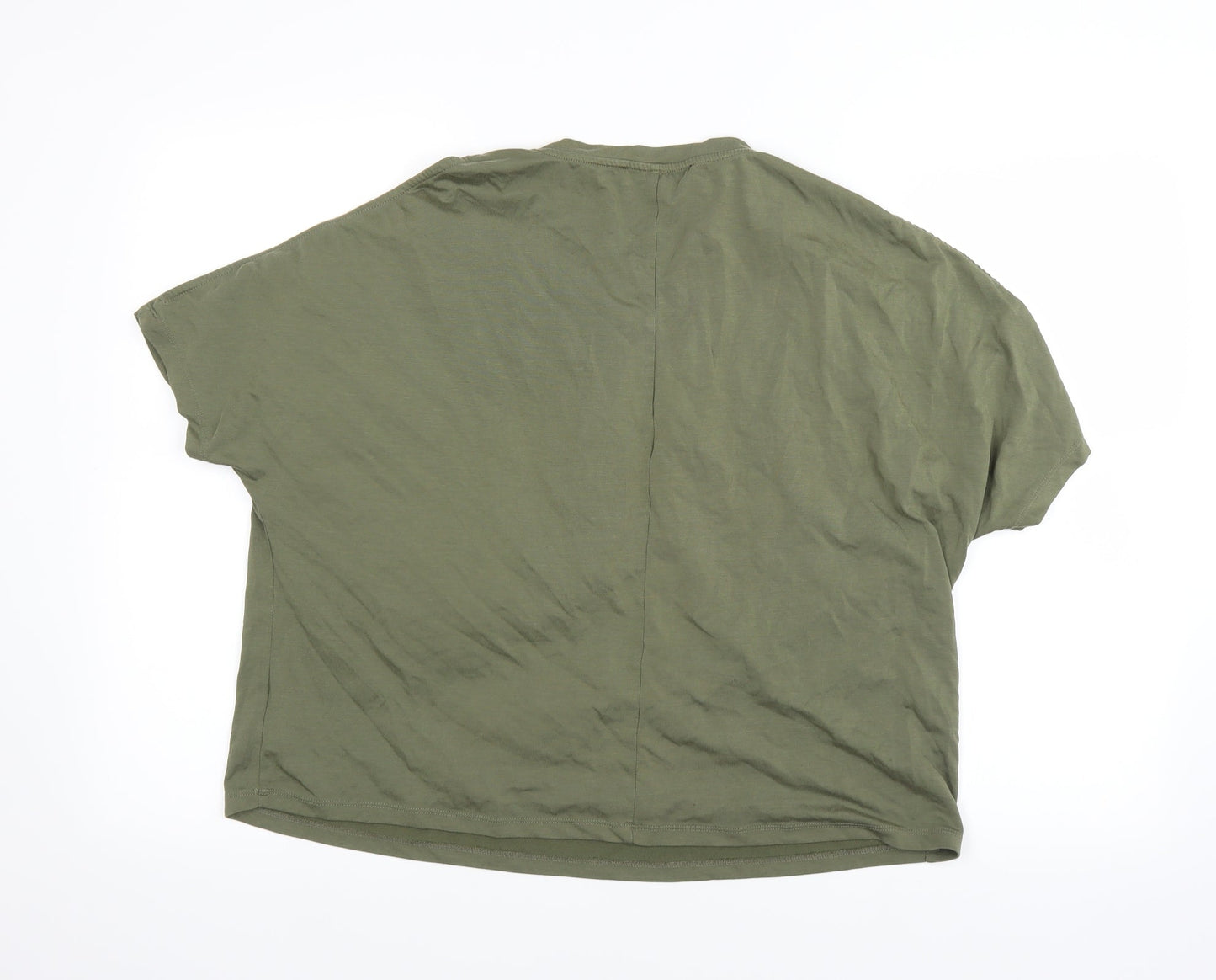 Very Womens Green   Basic T-Shirt Size 14