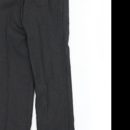 Brand and care label for smart start boys’ grey dress pants trousers, size 5-6, years