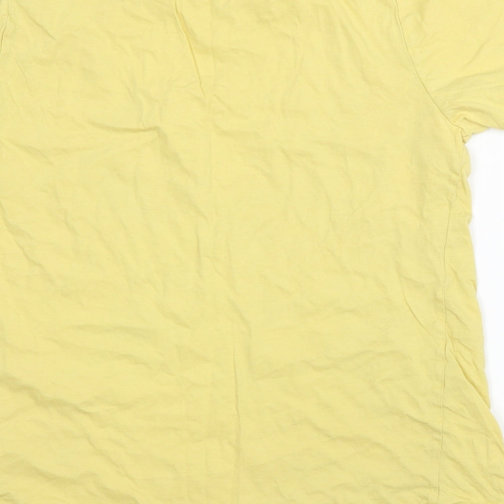 New Look Womens Yellow   Basic T-Shirt Size 14