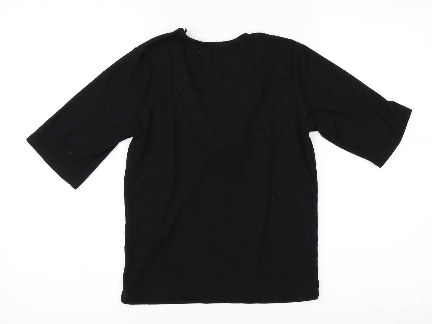 Select Womens Black   Basic T-Shirt Size 6