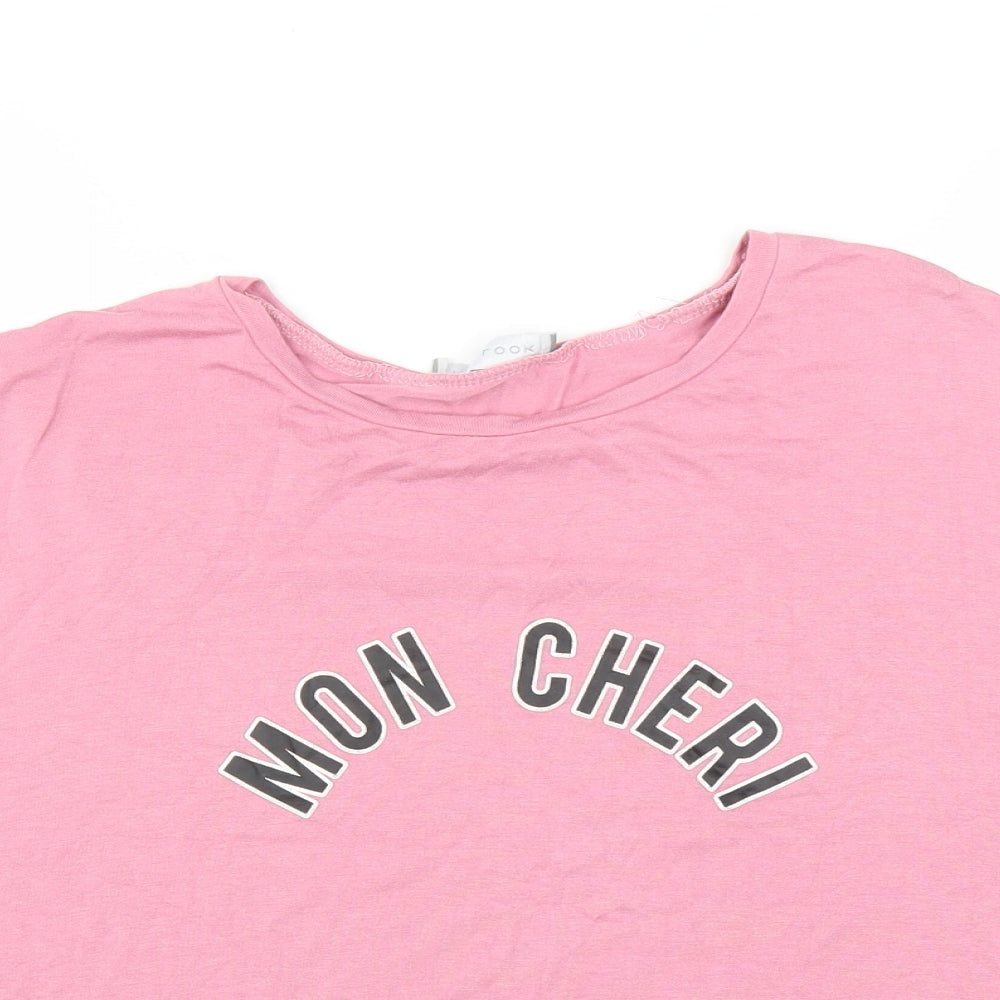 New Look Womens Pink   Basic T-Shirt Size S  - Mon Cheri