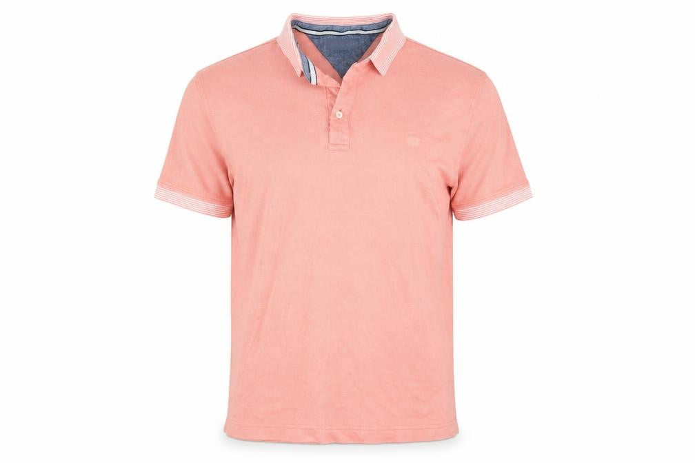 Lincoln Mens Pink    Polo Size L  - coral coloured