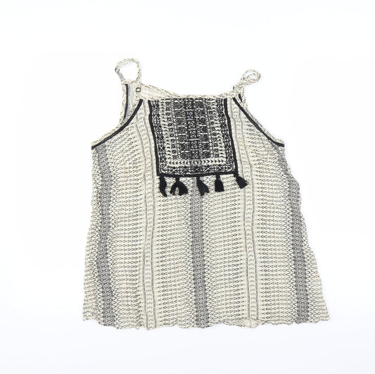 Matalan Womens Beige   Camisole T-Shirt Size 10