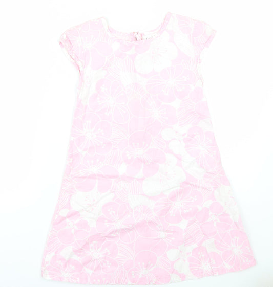 X-Mail Girls Pink Floral  A-Line  Size 8 Years