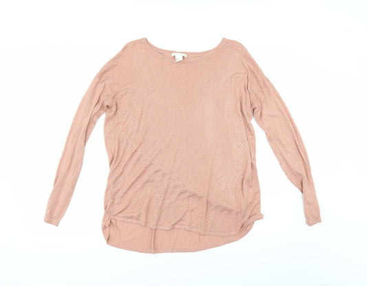 H&M Womens Pink   Pullover Jumper Size XS