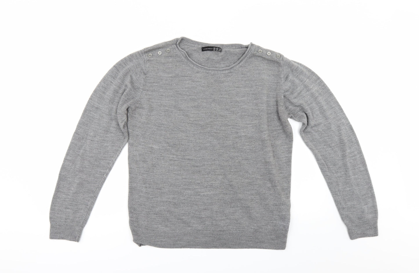 Primark Womens Grey   Pullover Jumper Size 16