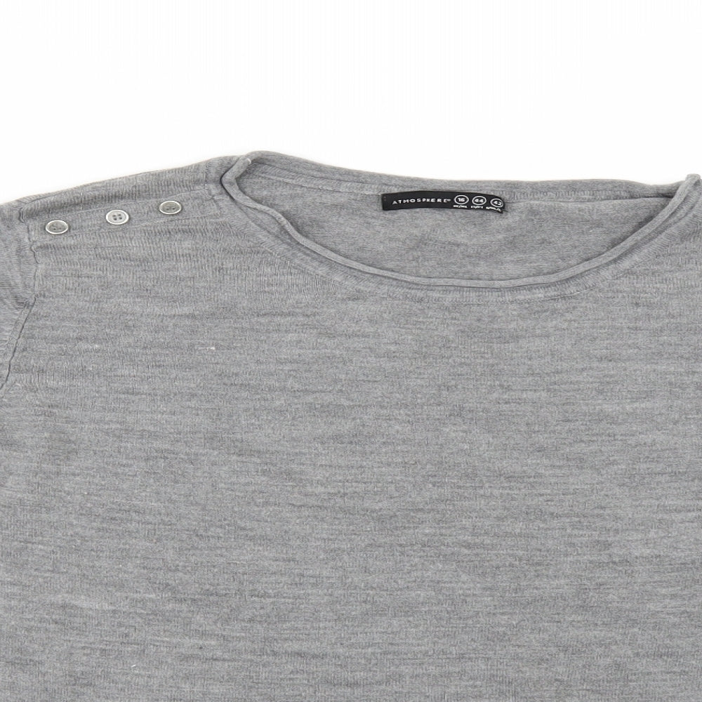 Primark Womens Grey   Pullover Jumper Size 16