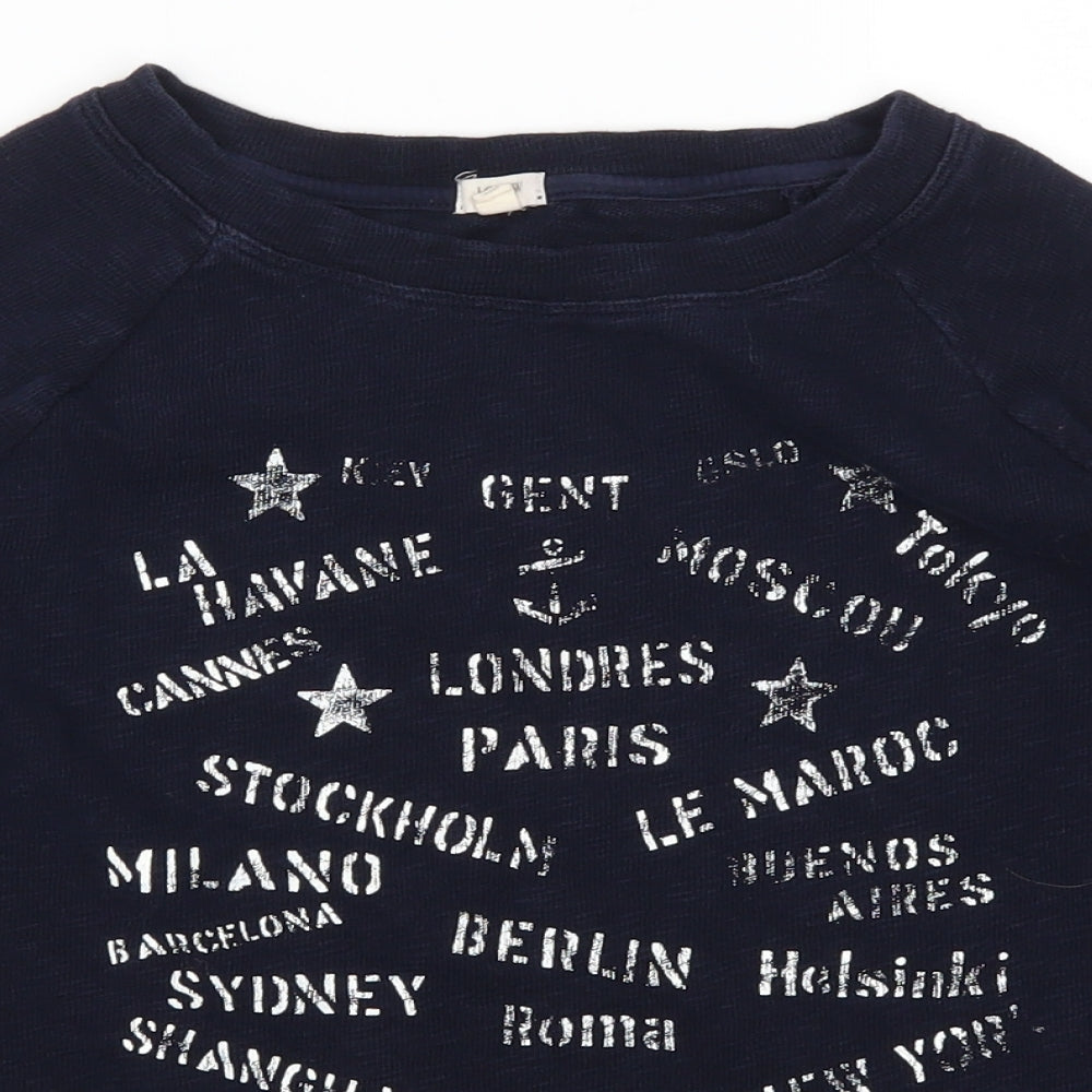 J Crew Womens Blue   Pullover Sweatshirt Size XS  - Cities