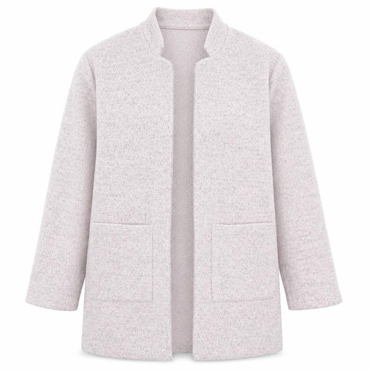 Front view of Dunnes women’s pink cardigan jumper, size S