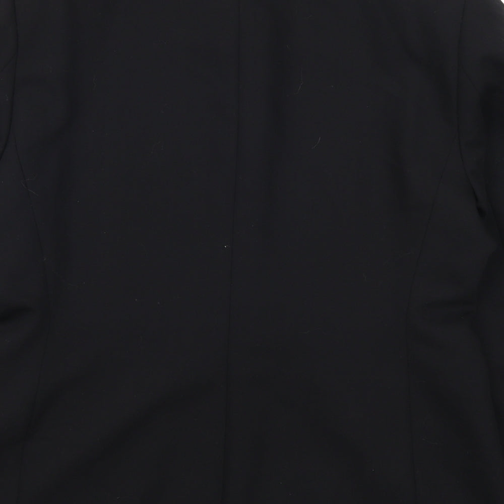 Preworn Womens Black   Jacket Suit Jacket Size 14