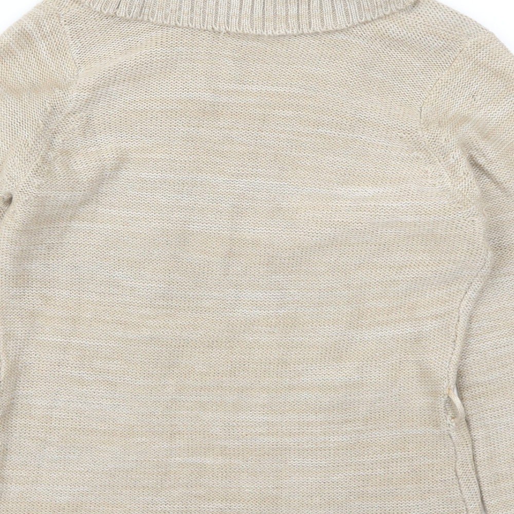 Evie Womens Beige   Pullover Jumper Size 14