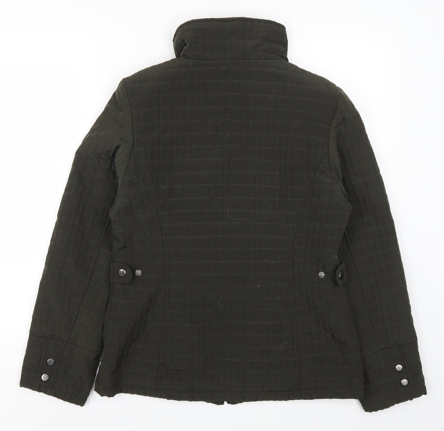 Gallery Womens Green   Quilted Coat Size S