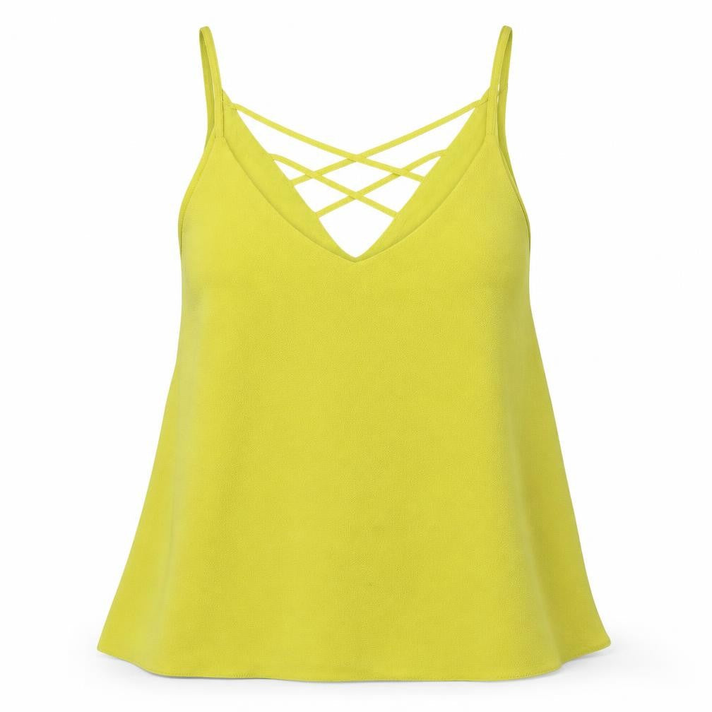 River Island Womens Green   Basic Tank Size 8