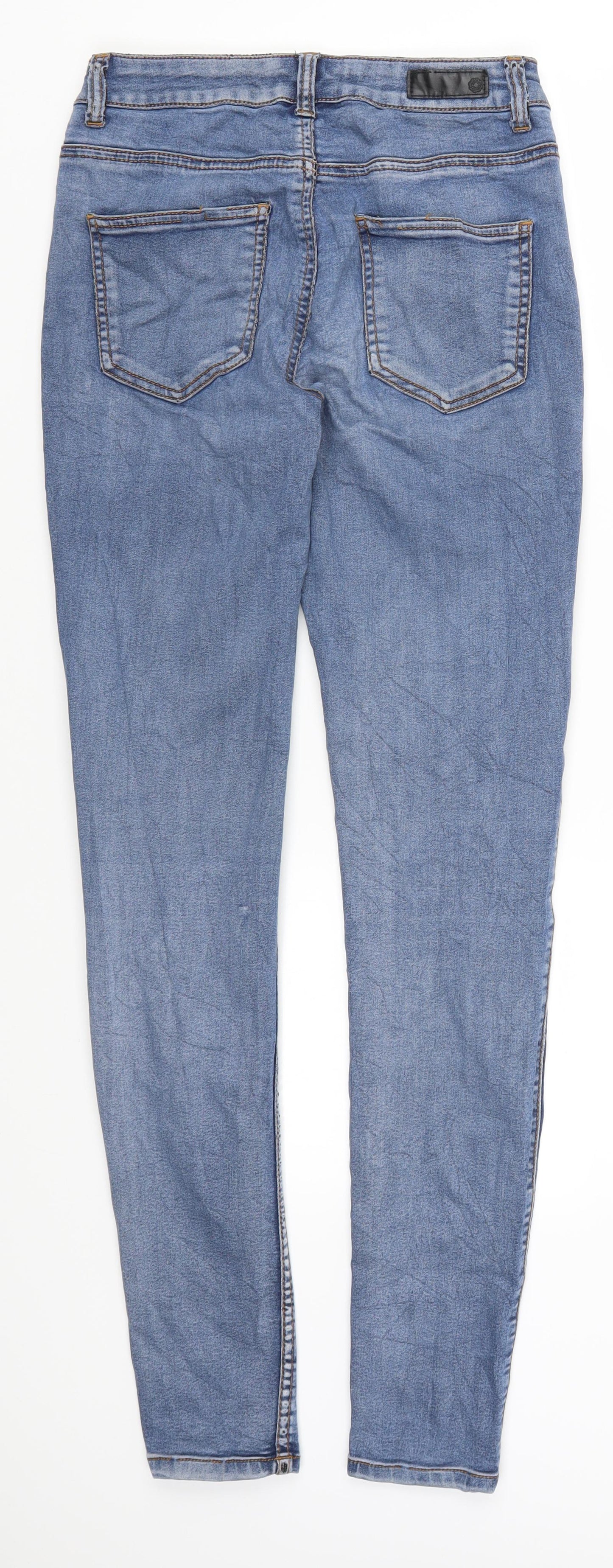 Pieces Womens Blue  Denim Skinny Jeans Size 26 in L30 in