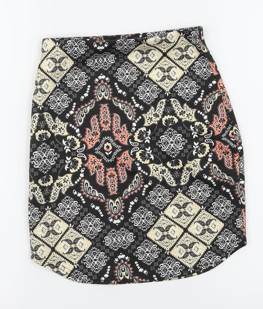 Preworn Womens Multicoloured Fair Isle  Mini Skirt Size M