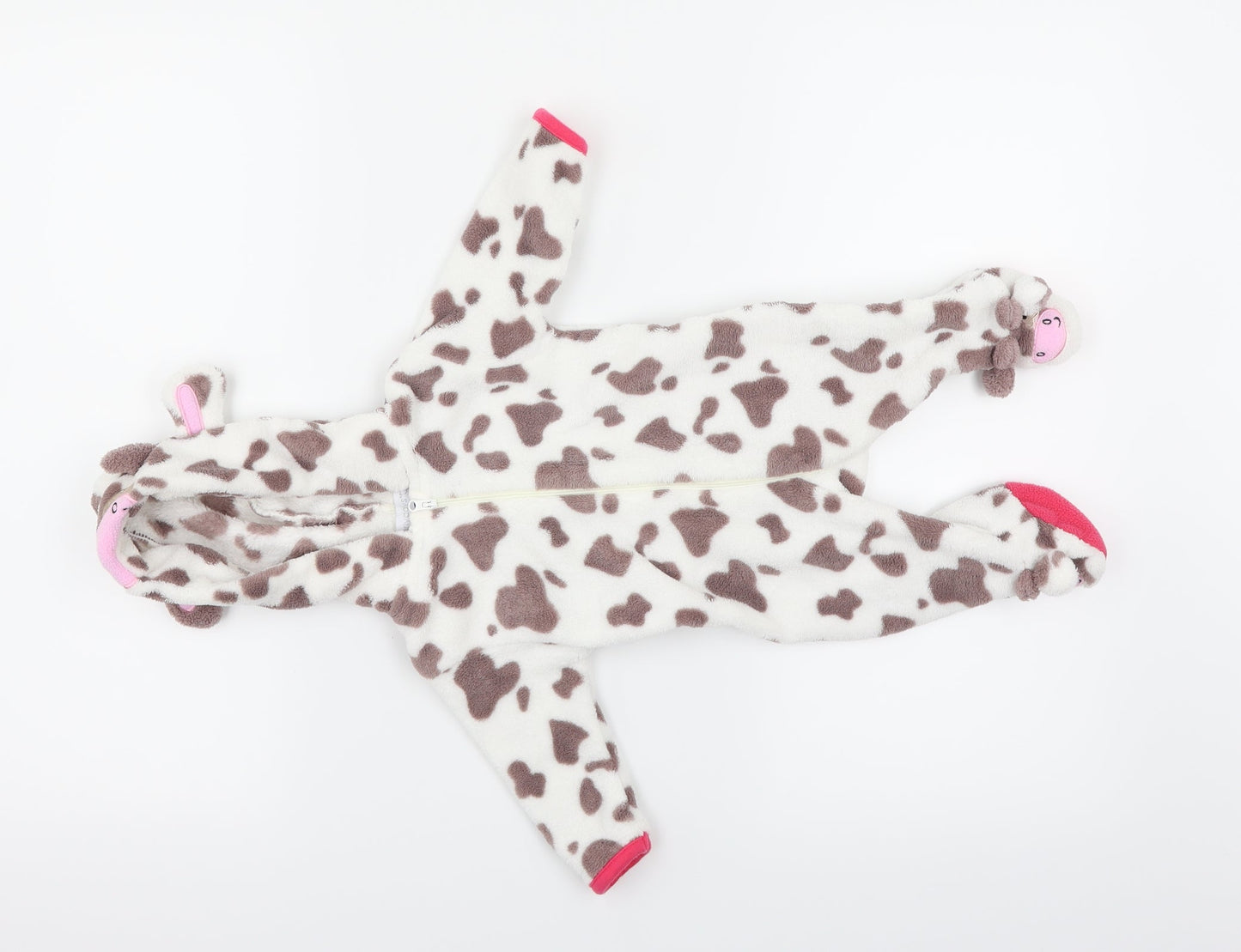 Early Days Girls White Animal Print  Kaftan One Piece Size 0-3 Months  - Cow