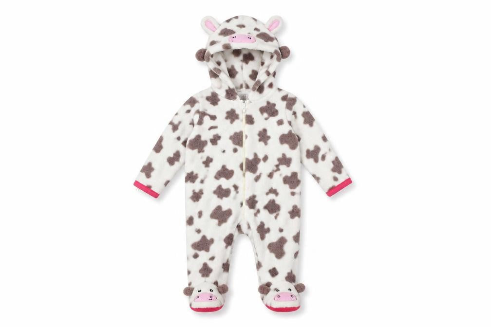Early Days Girls White Animal Print  Kaftan One Piece Size 0-3 Months  - Cow