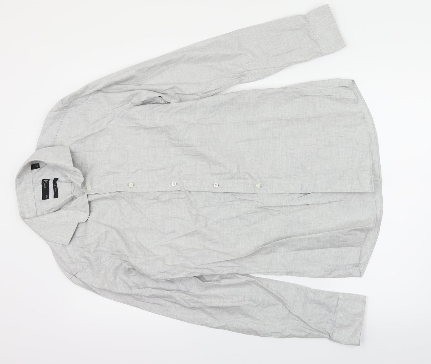 NEXT Mens Grey    Button-Up Size M