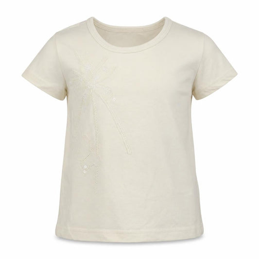 Marks & Spencer Girls White   Basic T-Shirt Size 6 Years