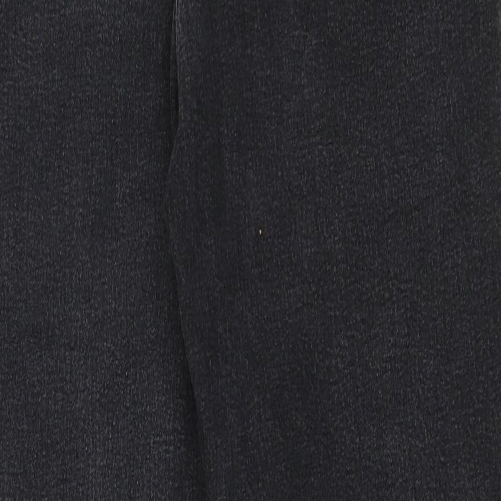 Pep&Co Womens Black  Denim Straight Jeans Size 14 L27 in