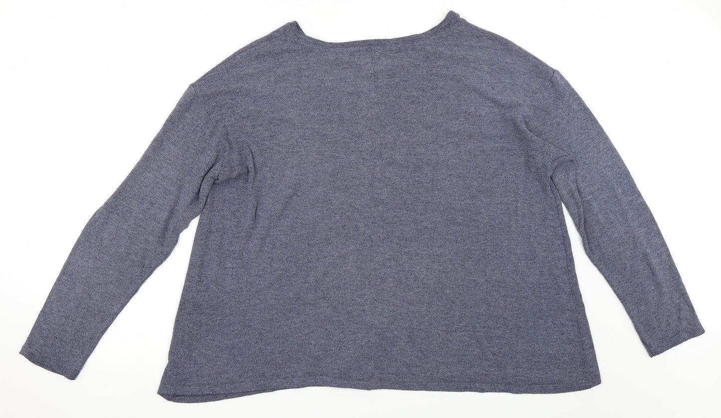 Papaya Womens Blue   Pullover Jumper Size 14