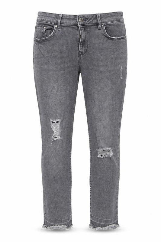 F&F Womens Grey  Denim Skinny Jeans Size 12 L22 in
