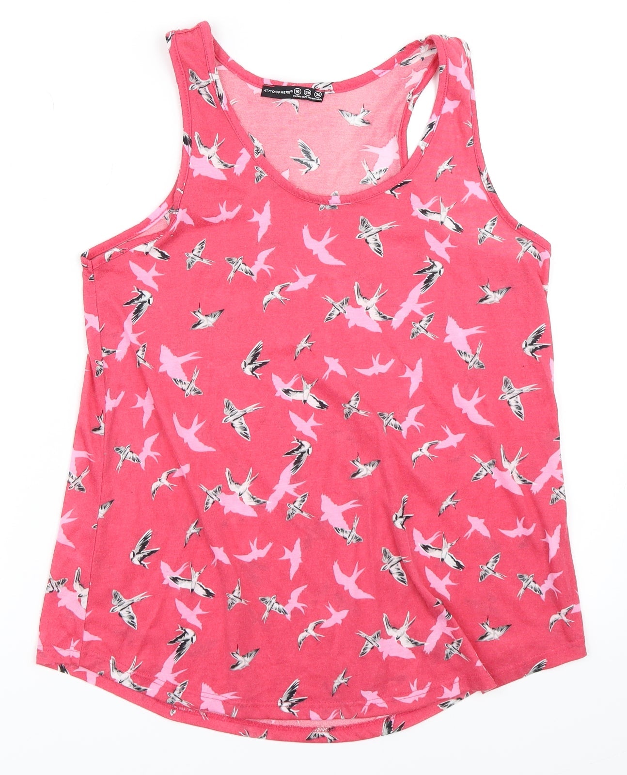 Atmosphere Womens Pink   Basic Tank Size 10