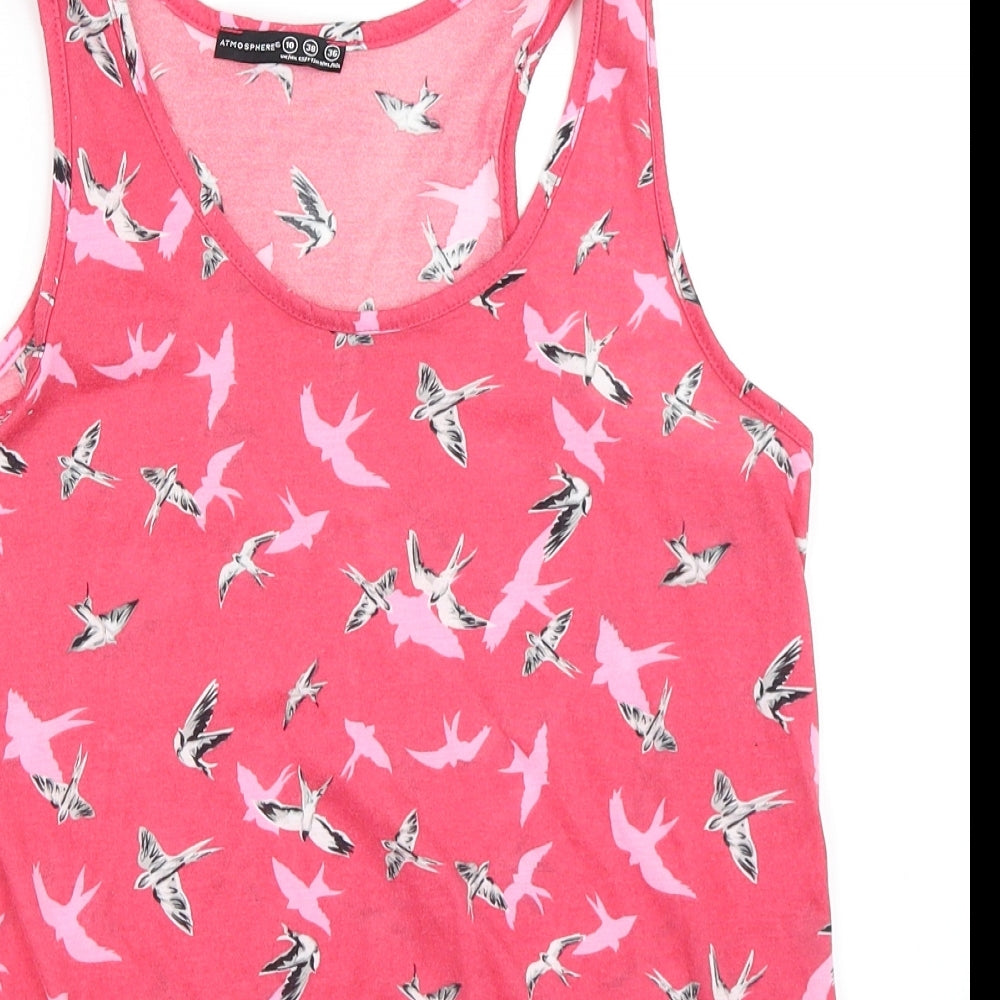 Atmosphere Womens Pink   Basic Tank Size 10