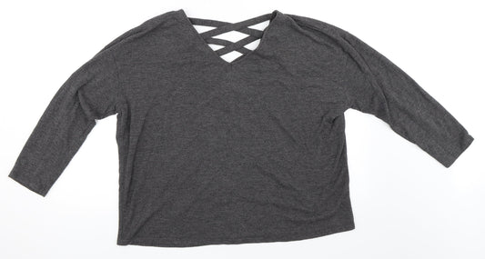 Atmosphere Womens Grey   Pullover Jumper Size L