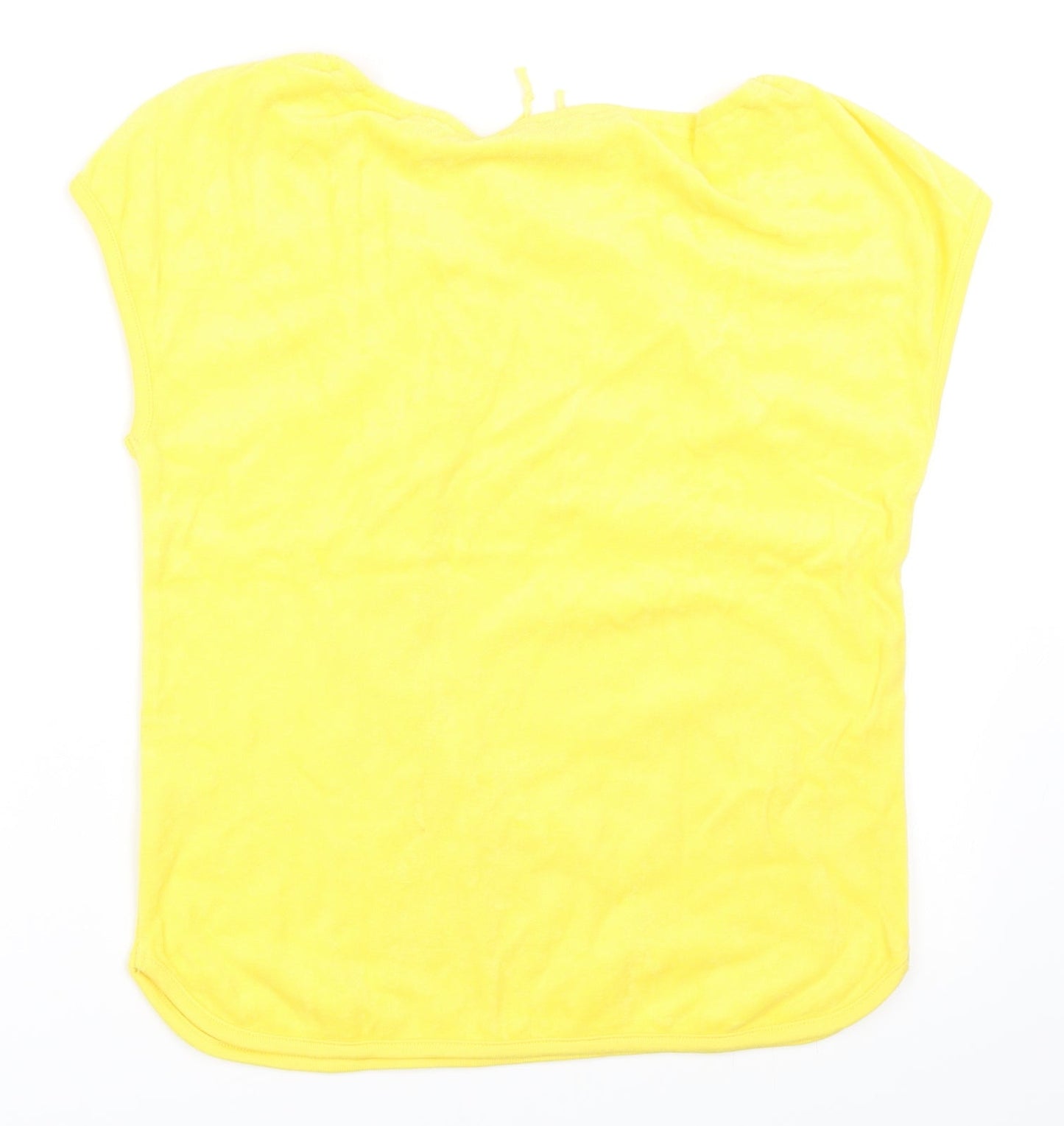 Preworn Womens Yellow   Basic T-Shirt Size 12