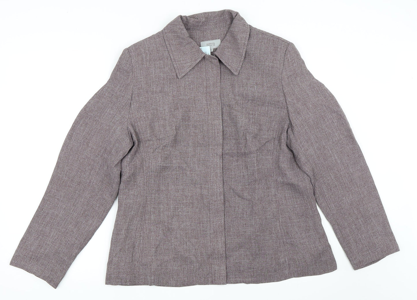 Marks and Spencer Womens Red   Jacket Blazer Size 16