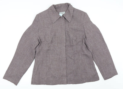 Additional front view of Marks & Spencer women’s red jacket blazer, size UK 16