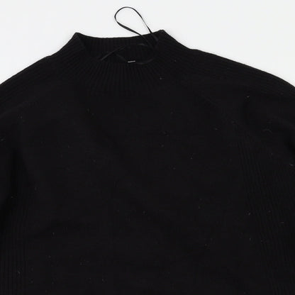 Close-up detail of Filati women’s black jumper, size M